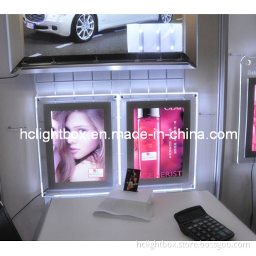 Acrylic Crystal Transparent LED Slim Light Box
